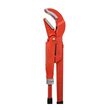 Cheie reglabila pentru tevi, suedeza, 1.5", cu falci, Silver