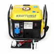 Generator pentru curent electric monofazic, 1200W, 2 CP, pornire manuala, motor in 2 timpi racit cu aer, galben, Kraft