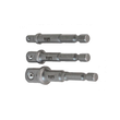 Set 3 adaptoare cu tija hexagonala 1/4", 3/8", 1/2", Satra