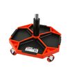 Taburet, scaun pentru atelier cu sertar, 30x55cm 135kg, Verke
