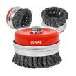 Perie sarma tip cupa, cu toroane, otel, 75mm, M14, Verke