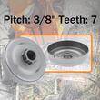 Oala ambreiaj, carcasa drujba compatibil Stihl 290, 390, 360, 310, 340, 029, 039, 034, 036, detasabila, pas 3/8-7, PowerX
