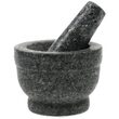Mojar cu pistil din marmura, 9.5x7 cm negru, Kinghoff