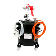 Pistol de vopsit pneumatic cu vas sub presiune separat de 10 litri, duza 2 mm, Verke