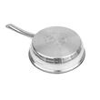 Tigaie inox, cu insertie pentru oua, compartimente pentru 4 oua, capac din sticla, 20 x 5.5 cm, Klausberg