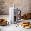  Aparat de cafea/ceai cu presiune de capacitate. 0,35 l, gri, Klausberg