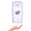 Dispenser/dozator automat cu senzor pentru sapun lichid/gel dezinfectant, Besafe 1000 ml 14 x 27,5 cm alb, Sepio