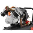 Compresor de aer cu 2 Cilindri, capacitate rezervor 50 Litri, 3 CP, debit 250 l/min, 8 bari, Verke