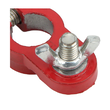 Set 2 borne din aluminiu pentru baterii, plus 19 mm si minus 17 mm, Satra