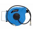 Tambur cu furtun pentru aer comprimat, 10 metri, 1/4", presiune de lucru 8 bari, Kraft