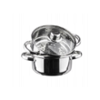 Oala pentru fiert la abur, din inox, cu capac, 5 litri, 24 cm, Kinghoff
