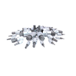 Trusa chei imbus hexagonale 1/4" si 3/8", 2-19 mm, metric si inch, 32 piese, Asta