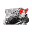 Compresor 200 litri, 2 pistoane pe ulei, motor electric 5.5 CP, 400 V, 600 L/min, presiune 10 bari, profesional, Verke
