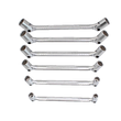 Set chei cu capete tubulare in 12 colturi, articulate, 8-19 mm, 6 piese, Asta