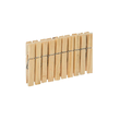 Set 10 carlige pentru rufe, din lemn Sepio