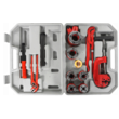 Trusa pentru filetat tevi 10 piese, 1/4 ", 3/8", 1/2 ", 3/4", 1 ", 1-1 / 4" Verke