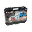 Mini polizor, biax portabil cu accesorii 126 piese, 200 W Black 