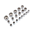 Trusa tubulare Vario Plus 12 colturi, 8 - 32 mm, 1/2", 19 piese, Asta