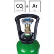 Butelie argon + Co2 goala pentru sudura, capacitate 8 litri, Powermat