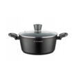 Oala pentru inductie, Florina, Aluminiu, Negru, 6.1l