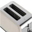 Prajitor de paine cu 3 functii, 6 nivele de rumenire, putere 815 W, bej,  Florina