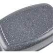 Vas termorezistent cu capac din sticla, dreptunghilar, pentru cuptor, aluminiu, strat antiaderent, 32 x 11 cm, capacitate 5.1 litri, alb, Onix Florina