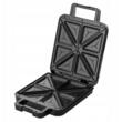 Sandwich-maker, putere 1200W, maner izolat, 2 functii, sistem de blocare, invelis antiaderent, negru, Florina