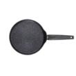 Tigaie de clatite, 25 cm, de marmura, Antiaderent, Inductie, Bono Pancake, neagra, Florina 