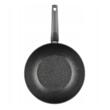 Tigaie wok din aluminiu cu invelis antiaderent, maner din bachelit, 28x8x2.2cm, Bono, Florina