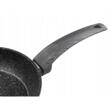 Tigaie wok din aluminiu cu invelis antiaderent, maner din bachelit, 28x8x2.2cm, Bono, Florina