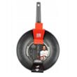 Tigaie wok din aluminiu cu invelis antiaderent, maner din bachelit, 28x8x2.2cm, Bono, Florina