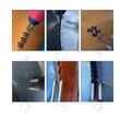 Set capse pentru sudura plastic, diametru 0.6 - 0.8 mm, 800 piese, Verke