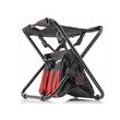 Geanta pentru transportul si depozitarea sculelor si uneltelor cu scaun pliabil si detasabil, 42x29x31 cm, poliester 600D, Verke