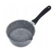 Cratita cu capac si coada, din aluminiu acoperita cu marmura, 1.3litri, 16cm, gri, Klausberg