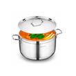 Oala cu capac din inox, 18x10cm 2.5litri, compatibila cu toate tipurile de aragaz, Korkmaz