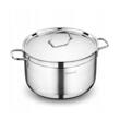 Oala cu capac din inox, 18x10cm 2.5litri, compatibila cu toate tipurile de aragaz, Korkmaz