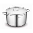Oala cu capac din inox, 28X14cm 8.5litri, compatibila cu toate tipurile de aragaz, Korkmaz