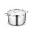Oala cu capac din inox, 28X14cm 8.5litri, compatibila cu toate tipurile de aragaz, Korkmaz