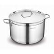 Oala cu capac din inox, 30x15cm 11litri, compatibila cu toate tipurile de aragaz, Korkmaz
