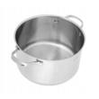 Oala din inox cu capac din sticla, 18cm 2,5litri, compatibila cu toate tipurile de aragaz Klausberg
