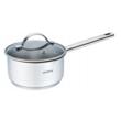  Set de 5 oale din inox, cu capac, premium, compatibil cu toate tipurile de aragaz, gri, Klausberg