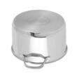  Set de 5 oale din inox, cu capac, premium, compatibil cu toate tipurile de aragaz, gri, Klausberg