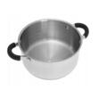 Oala din inox 3litri cu capac, 20 cm,fund termic multistrat, Kinghoff
