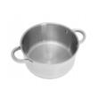 Oala din inox 4litri cu capac sticla, 20 cm,fund termic multistrat, Kinghoff