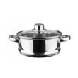 Oala pentru fiert la abur, din inox, cu capac, 2.5 litri, 18 cm, Kinghoff