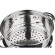 Oala pentru fiert la abur, din inox, cu capac, 2.5 litri, 18 cm, Kinghoff
