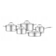 Set premium de 5 oale cu capac, inox, dimensiuni 16,18,20,24,24 cm, Kassel