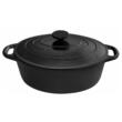 Cratita, oala din fonta cu capac, 33x26x11,5 cm, 6.2 litri, negru, Kinghoff