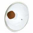 Set 6 oale din aluminiu turnat, cu strat marmorat gri, capac sticla, 16, 20,24,28cm, Klausberg
