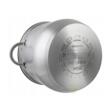 Oala din inox cu capac din sticla, 24cm,Fund termic multistrat, 8.6l Klausberg